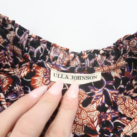 Ulla Johnson Liv Mini Dress Midnight Floral Size 0 - Picture 6 of 11